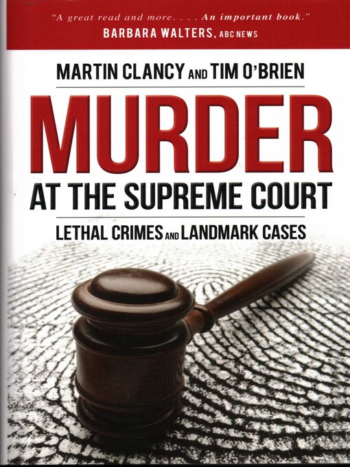 Title details for Murder at the Supreme Court by Martin Clancy - Available